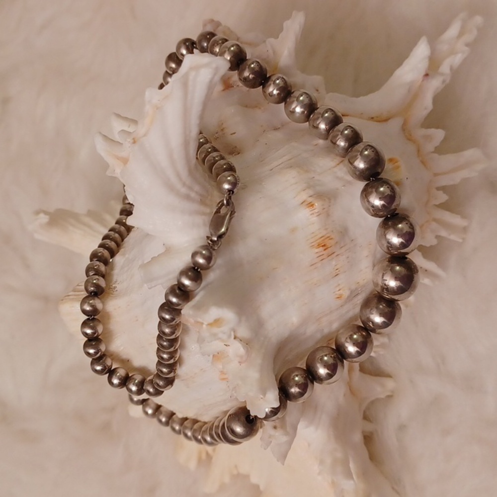24" sterling silver necklace.